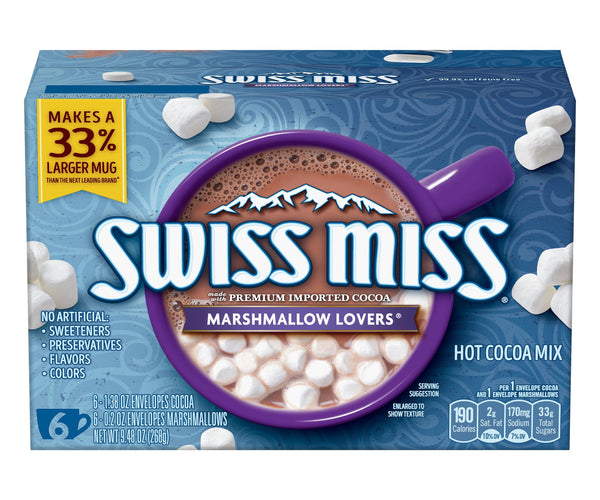 Save on Swiss Miss Hot Cocoa Mix Lucky Charms Marshmallows - 6 ct