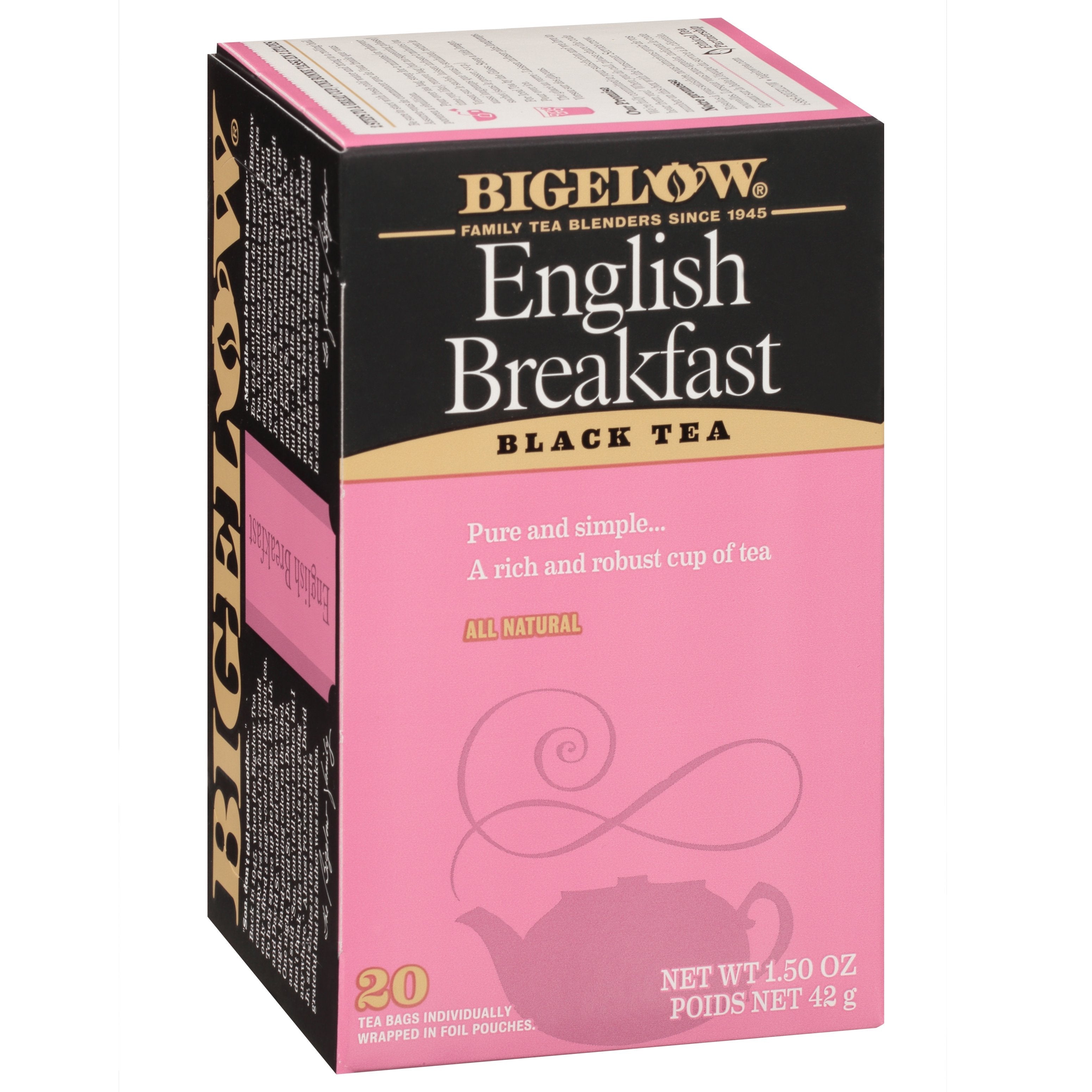 Bigelow English Breakfast Tea - 20 CT 6 Pack – StockUpExpress