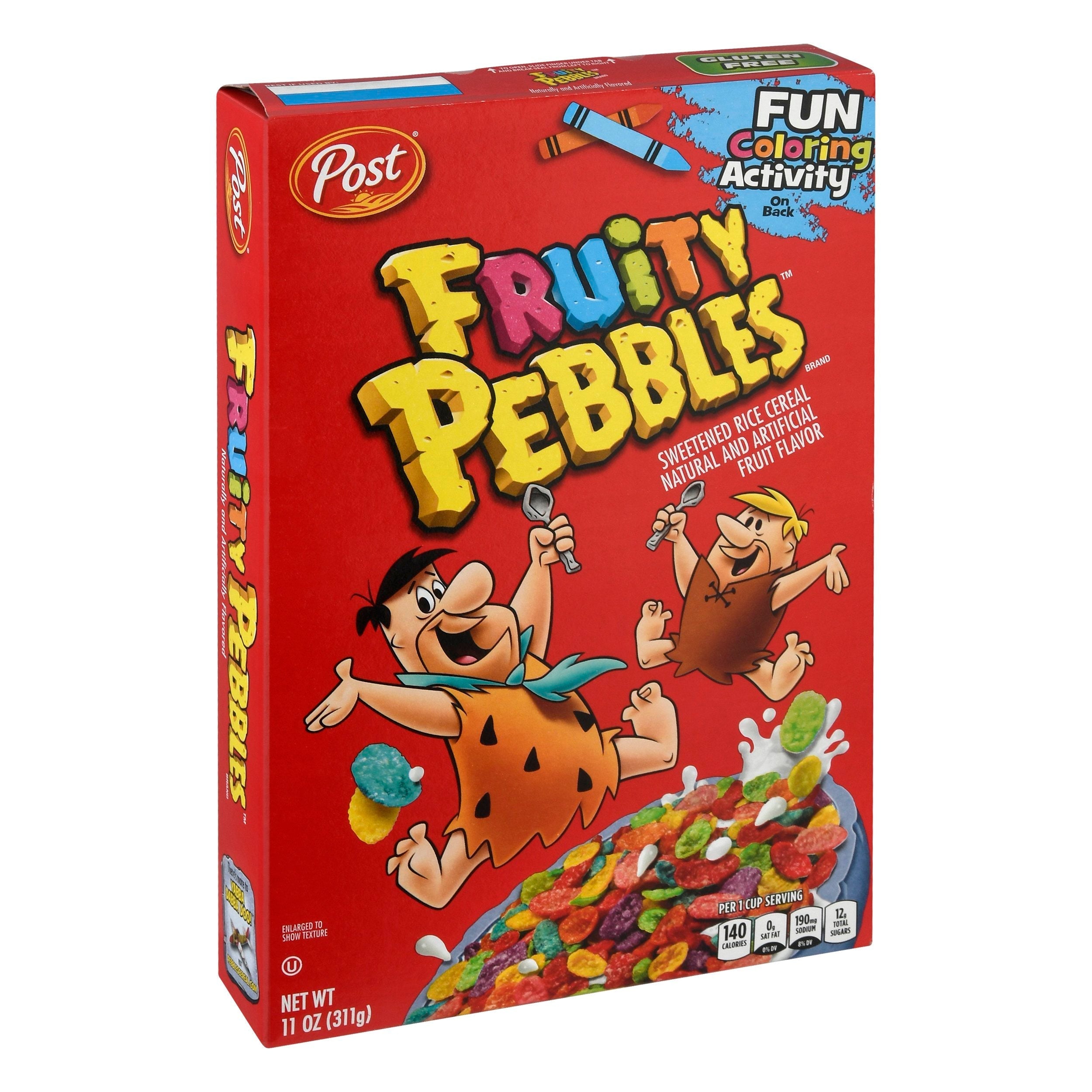 Post Cereal Fruity Pebbles - 11 OZ 12 Pack – StockUpExpress