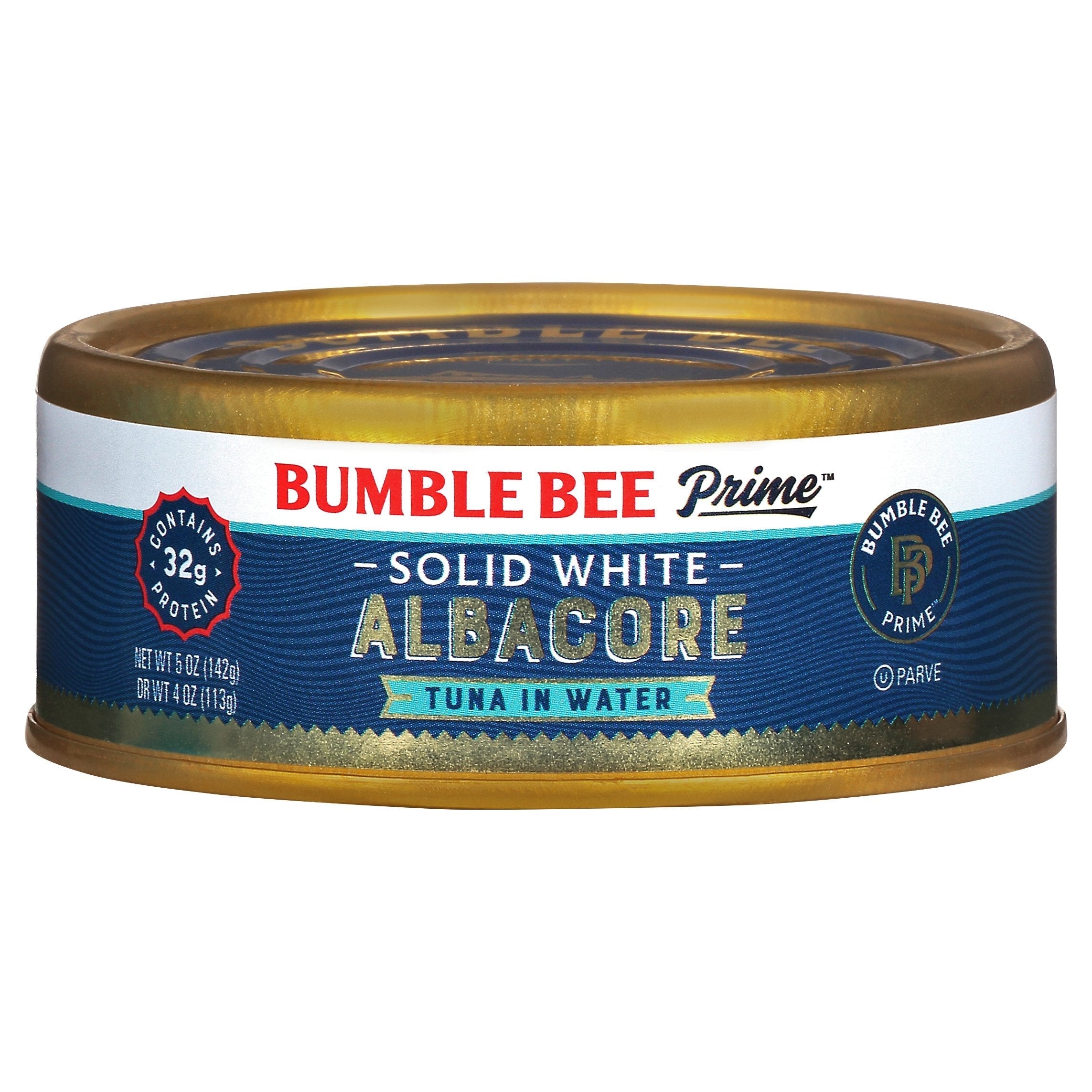 Bumble Bee Albacore Tuna in Water, 5 oz Can (24 Pack) - Wild Caught, 29g Protein, Non-GMO, Gluten Free, Kosher - for Tuna Salad & Recipes