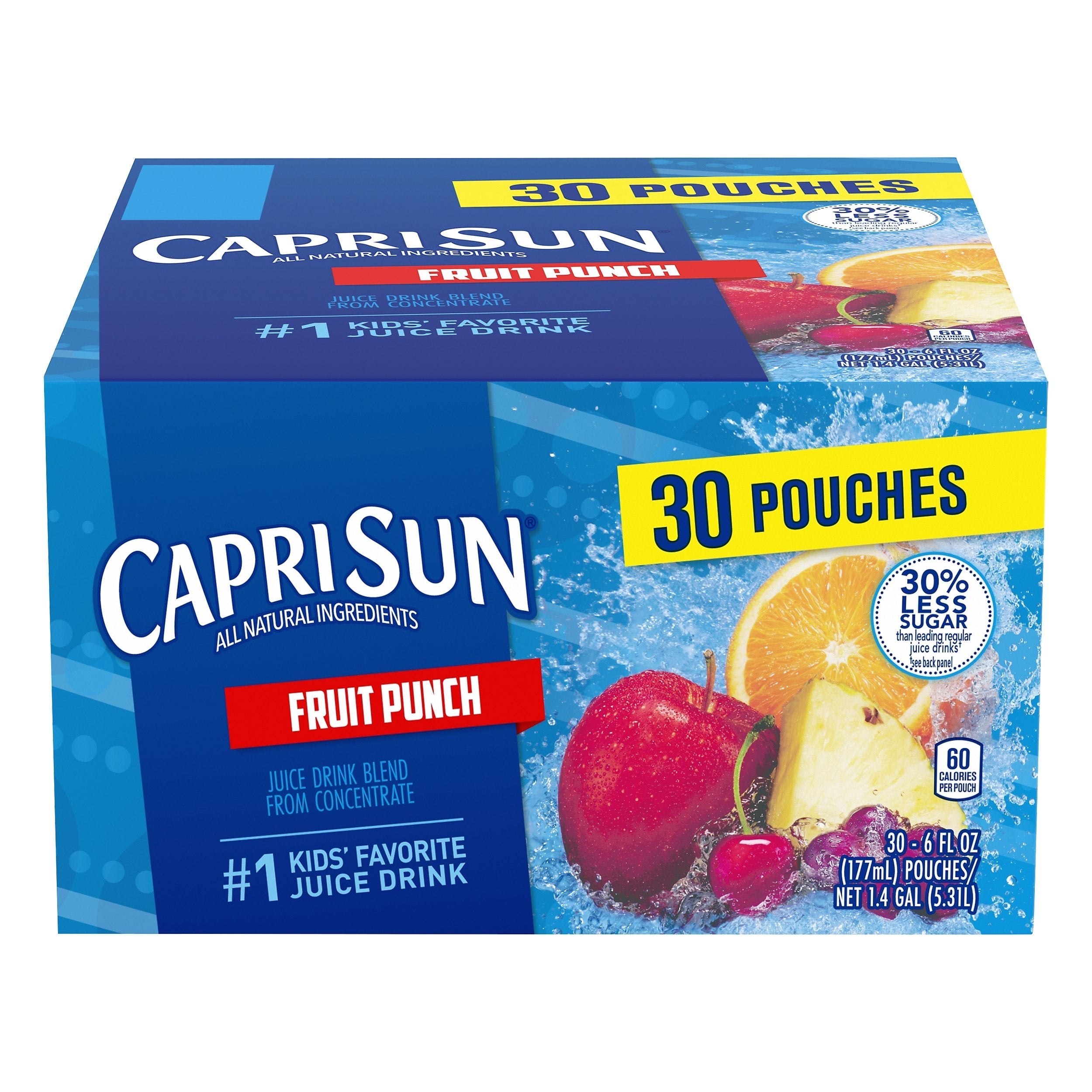 Capri Sun 100% Fruit Punch Juice - 10pk/6 fl oz Pouches