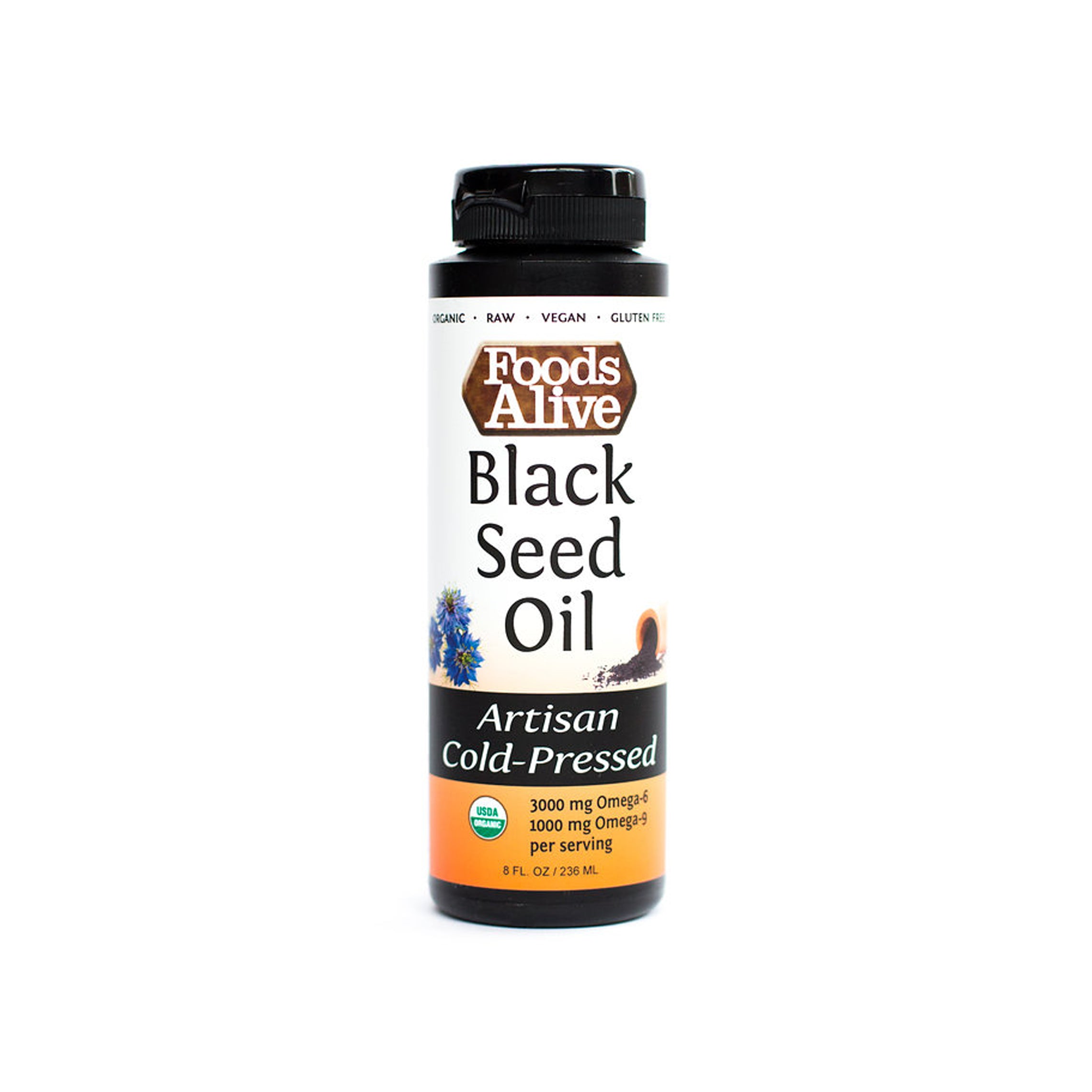 Foods Alive Black Seed Oil Black Cumin Seed 8 OZ 6 Pack